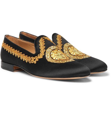 versace mens loafers